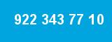 922 343 77 10 922 343 77 10